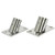 Thicken 316 Stainless Steel 60-Degree Square Tube Base Marine Boat Hardwares, Specifications: 25mm