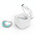 M-B8 Bluetooth 5.0 Mini Invisible In-ear Stereo Wireless Bluetooth Earphone with Charging Box (Silver)