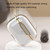 DDEHY668 Electroplated Transparent Silicone + PC Protective Cover For AirPods Pro(Transparent Green + Silver)