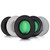 2 PCS Headset Sponge Case For Razer BlackShark V2/V2X/V2SE, Colour: Ellipse(Black Green Net)