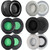 2 PCS Headset Sponge Case For Razer BlackShark V2/V2X/V2SE, Colour: Ellipse(Black Net Green Bottom)