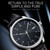 YAZOLE 502 Arabic Numerals Men Business Watch Fashion Quartz Watch(Silver Shell White Tray Brown Belt)