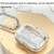 DDEHY668 Electroplated Transparent Silicone + PC Protective Cover For AirPods Pro(Transparent + Silver)