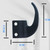 10 PCS Scooter Front Hook Nylon Hook Accessories For Ninebot MAX G30(Black)