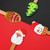 4 PCS Baking Christmas Silicone Scraper Mini Cream Cake Smear Wooden Handle Baking Tool(Cake)
