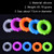 2 PCS Silicone Gripper Finger Exercise Grip Ring, Specification: 60LB(Dot Orange)