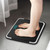 AOHANG7 USB Weight Scale With LED Hidden Screen Tempered Glass Body Scale(Bright Black)
