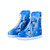 2 Pairs 905-A Children Rainy Day Cartoon Pattern Waterproof Shoe Cover(Blue Sports XXL)