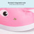 2 Pairs 905-A Children Rainy Day Cartoon Pattern Waterproof Shoe Cover(Blue Sports XXL)