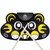 Children Hand Roll Electronic Drum DTX Game Portable Drum(G600 Yellow)