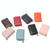 1626 Short RFID Anti-Theft Brush Multiple Card-Binding Card Package Ladies Cowhide Zipper Wallet(Orange)