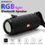 T&G TG537 RGB Light Portable Waterproof Bluetooth Speaker Supports FM / TF Card(Gray)