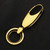 JOBON ZB-6618 Car Keychain Men Waist Holding Car Key Rings(Golden)