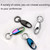 JOBON ZB-6618 Car Keychain Men Waist Holding Car Key Rings(Golden)