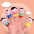 Children Early Education Finger Doll Set Animal Parent-Child Interactive Puppet Toy(KB03A Childhood)