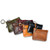 AP122 Leather Mini Multifunctional Coin Purse Small Card Holder Retro Zipper Short Clutch(Army Green)