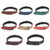 JINMAOHOU Dogs Double-Layer Leather Collar, Specification: M 49x2.7cm(Blue)