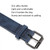 JINMAOHOU Dogs Double-Layer Leather Collar, Specification: M 49x2.7cm(Blue)