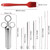 Stainless Steel Spice Syringe Barbecue Tool Turkey Needle Set(Blue)