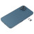 Battery Back Cover (with Side Keys & Card Tray & Power + Volume Flex Cable & Wireless Charging Module) for iPhone 12 Pro Max(Blue)