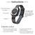 F9 Outdoor Silica Gel Mosquito Repellent Wristband with Clock(White)