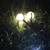 2 PCS Light Control Solar Lawn Lamp Outdoor Garden Lights(Warm Light)