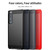 For Sony Xperia 1 lll MOFI Gentleness Series Brushed Texture Carbon Fiber Soft TPU Case(Red)