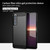 For Sony Xperia 1 lll MOFI Gentleness Series Brushed Texture Carbon Fiber Soft TPU Case(Red)