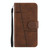 For iPhone XS Max Stitching Calf Texture Buckle Horizontal Flip Leather Case with Holder & Card Slots & Wallet & Lanyard(Brown)