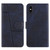 For iPhone XS Max Stitching Calf Texture Buckle Horizontal Flip Leather Case with Holder & Card Slots & Wallet & Lanyard(Blue)