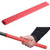 2 PCS 1m Fish Rod Heat Shrinkable Hand Handling Insulation Non-Slip Waterproof Sleeve, Specification: Diameter 18mm(Red)