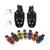 Motorcycle Modified Aluminum Alloy Foot Pedal Accessories(Purple)