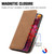 For Samsung Galaxy S21 Ultra Retro Skin Feel Business Magnetic Horizontal Flip Leather Case with Holder & Card Slots & Wallet & Photo Frame(Brown)