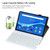 AM10S Detachable Bluetooth Backlight Keyboard Ultrathin Horizontal Flip Leather Tablet Case with Holder for Lenovo M10 Plus 10.3 inch X606F(Rose Gold)