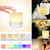LED Night Light Bedside Table Touch Sensoring Lamp USB Rechargeable RGB LED Night Light