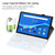AM10-A Detachable Bluetooth Backlight Keyboard Ultrathin Horizontal Flip Leather Tablet Case with Touchpad & Holder for Lenovo M10 Plus 10.3 inch X606F(Gold)