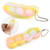 3 Pairs  Decompression Finger Bubble Fan Keychain Pressed Venting Finger Squeezed Toys 3 Pairs  Decompression Finger Bubble Fan Keychain Pressed Venting Finger Squeezed Toys