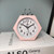 2 PCS OS005 Students Mute Alarm Clock Children Bedroom Bed Night Light Alarm Clock(Pink)