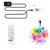 20M 360 LEDs Bluetooth Suit Smart Music Sound Control Light Strip Non-waterproof 5050 RGB Colorful Atmosphere LED Light Strip With 24-Keys Remote Control(UK Plug)