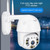 QX21 1080P HD WiFi IP Camera, Support Night Vision & Motion Detection & Two Way Audio & TF Card, EU Plug