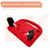 For Lenovo Tab M10 10.1 Sparrow Style EVA Material Children Shockproof Casing Shell(Red)