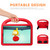 For Lenovo Tab M10 10.1 Sparrow Style EVA Material Children Shockproof Casing Shell(Red)