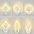 3065 Indoor Living Room Corridor LED Wall Lamp Room Bedside Lamp Trichromatic light