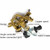 Rotating Lawn Sprinklers Zinc Alloy Gardens Agricultural Rocker Sprinklers