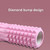 3 in 1 Eva Foam Roller Hollow Muscle Relaxation Roller Yoga Column Set, Length:  45cm (Black Crescent)