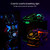 YINDIAO 3200DPI 4-modes Adjustable 7-keys RGB Light Wired Gaming Mechanical Mouse, Style: Audio Version (Black)