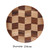 Wooden Tray Dinner Plate Household Fruit Cake Dessert Plate Wooden Dish Round 24cm