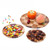 Wooden Tray Dinner Plate Household Fruit Cake Dessert Plate Wooden Dish Round 24cm