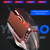 YINDIAO 3200DPI 4-modes Adjustable 7-keys RGB Light Wired Metal Mechanical Hard Core Macro Mouse, Style: Silent Version (Black)