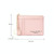 928801 Zipper Ladies Coin Purse Mini Keychain Multi-Card Card Holder(Gray)